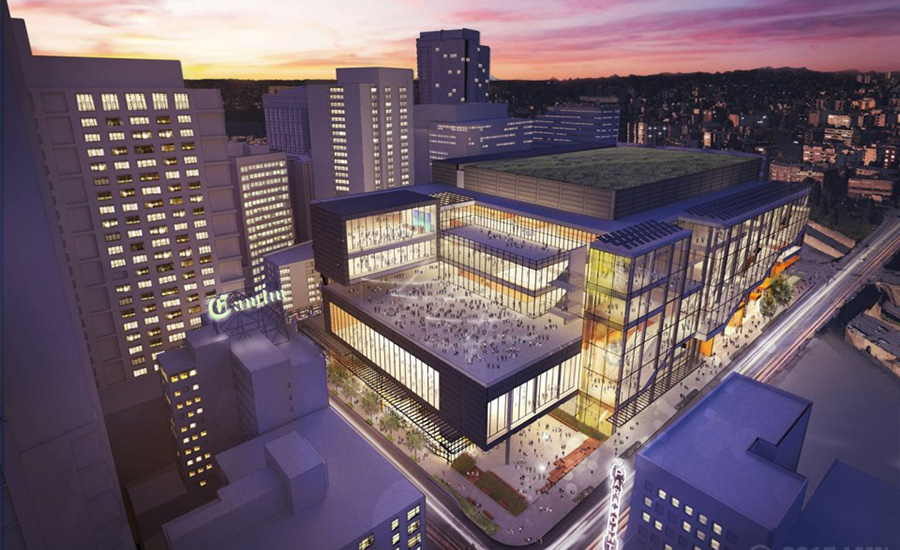 Rendering of proposed expansion of the Washington State Convention Center