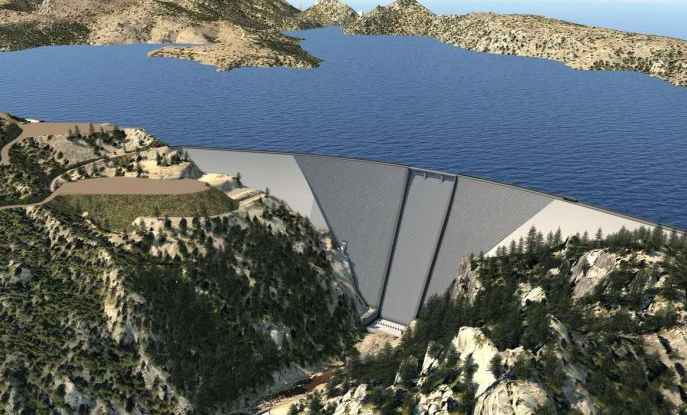 Gross Reservoir expansion rendering