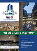 2017 Arizona Builders Alliance Membership Directory
