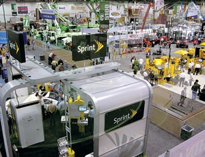 Booth spaces shrunk this year, allowing smaller exhibitors to become more visible.