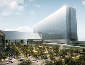 New Parkland hospital The 862-bed facility in Dallas will replace the existing hospital and is set to be the largest public hospital in the U.S. constructed in a single phase. 