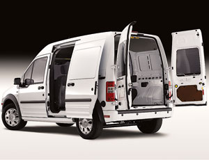 In 2010, Nissan’s van may offer a built-in workstation, while Ford’s compact model will become its first all-electric vehicle.
