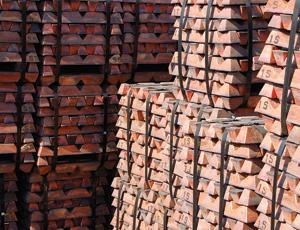 China is buying copper ingots and stockpiling it in warehouses and ports.