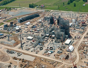 Shrinking number Although the number of coal plants being built is heading down, Duke Energy’s 630-MW integrated gasification/combined-cycle plant in Edwardsport, Ind., is going forward. 