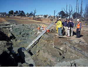 Utility as-built drawings showed San Bruno pipeline sections as seamless, but investigators found pipe fragments that had been welded.