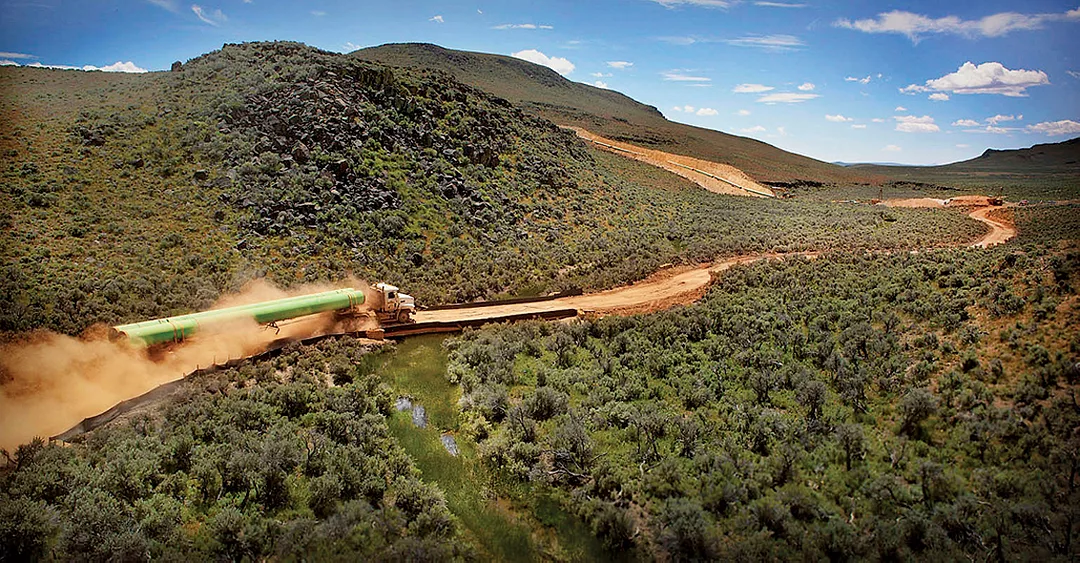 Ruby Pipeline, Winnemucca, Nev.
