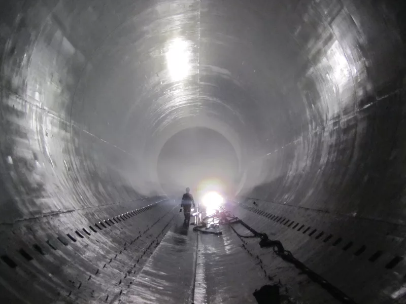 Low-pressure headrace tunnel, Ingula, KwaZulu Natal, South Africa