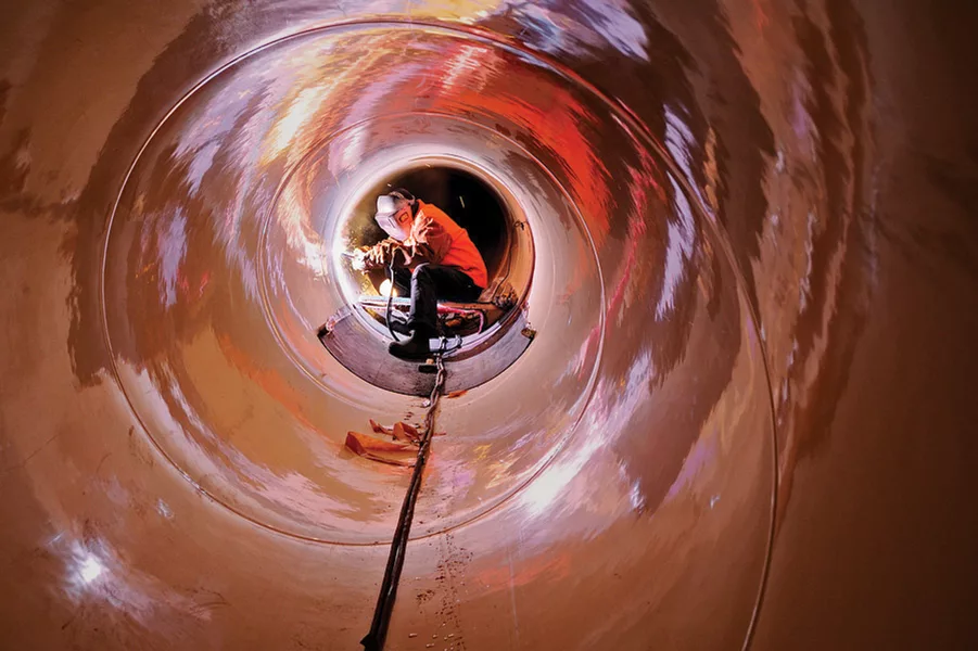 Water Line Replacement, Everett, Washington USA