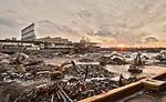 Pontiac Plant demolition, Pontiac, Michigan USA