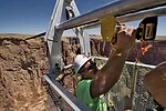 Cable Rig for High-Wire Crossing of Colorado River Gorge, Arizona