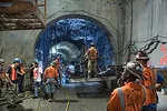 Second Ave. Subway Tunnel Bore, New York City, USA