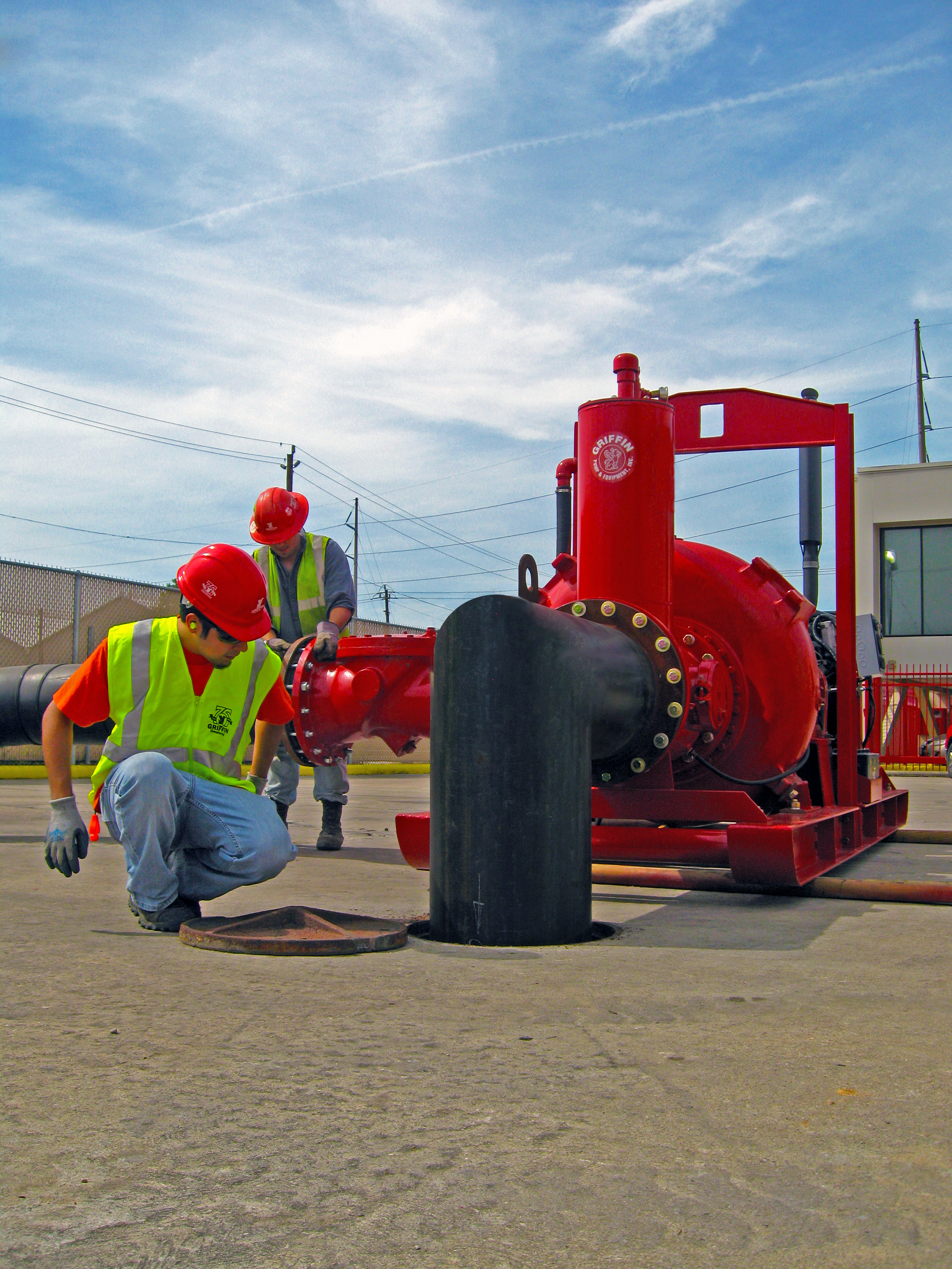 Bypass pumping is a critical element of many rehab projects. Temporary bypass sytems are used to transfer water supplies and sewage flow, so that these vital services are uninterrupted during construc