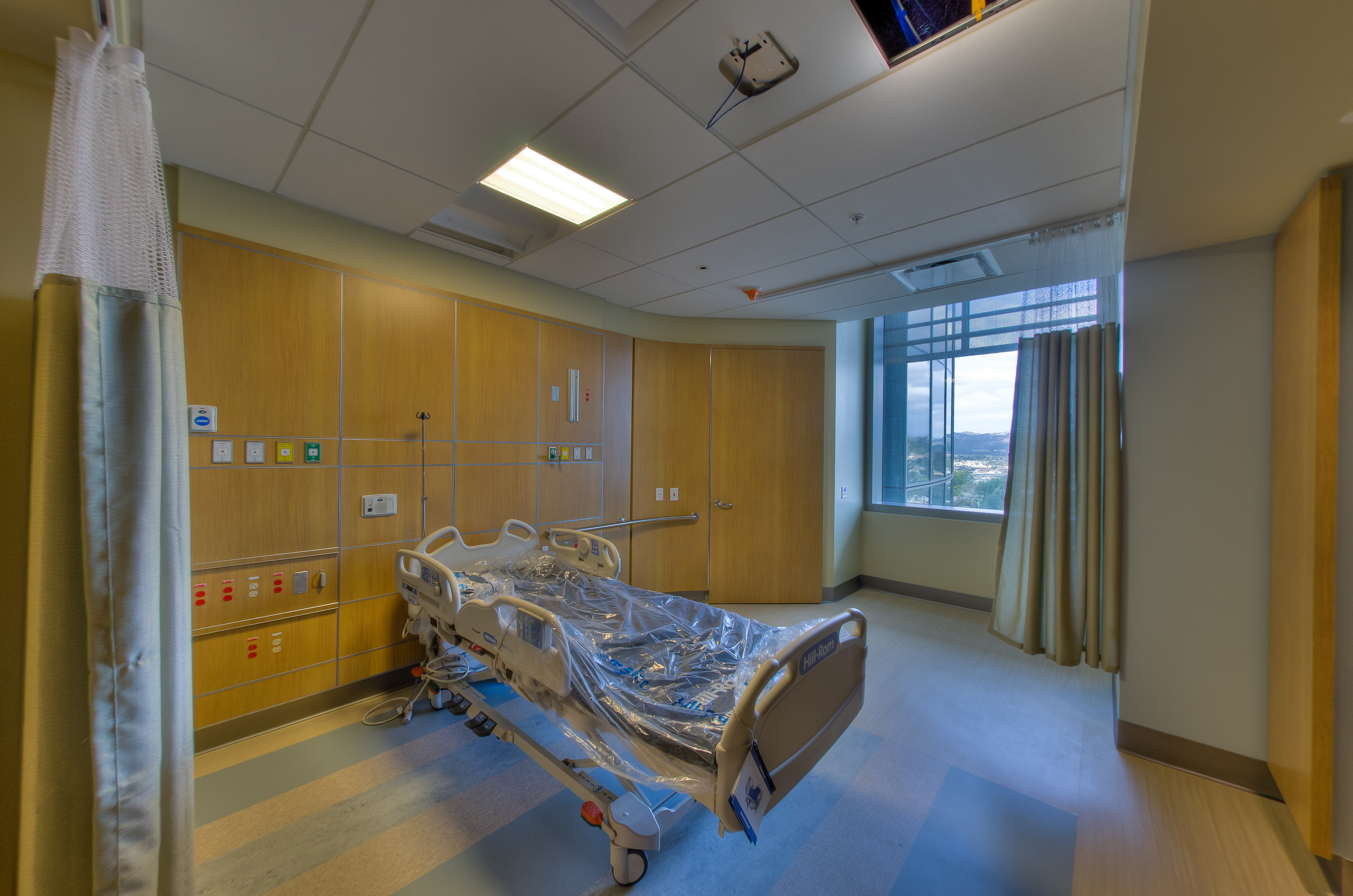 PMW West Hospital Patient Room