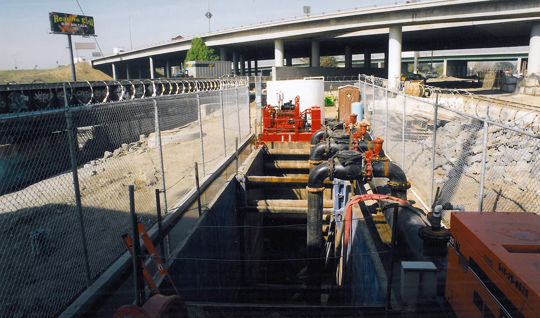 A below grade mixing vault on a project in Southern California