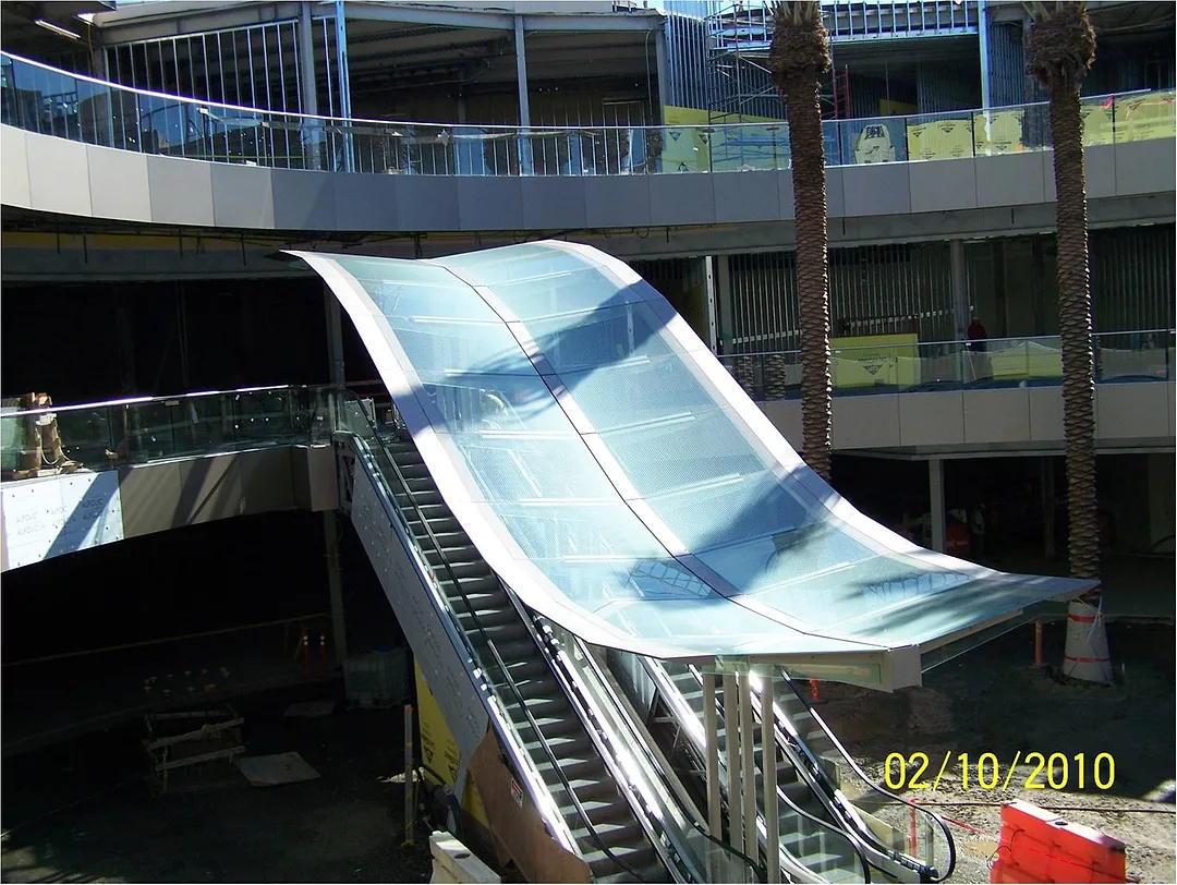 Santa Monica Place Escalator Cover