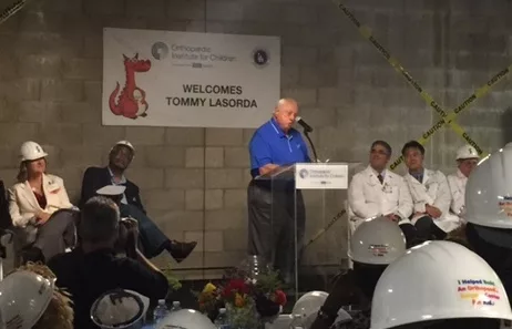 LA's OIC Groundbreaking featured Dodgers legend Tommy Lasorda