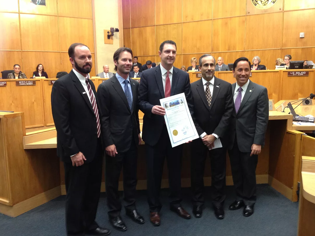 San Diego Mayor Gloria Honors HNTB on its 100th Anniversary