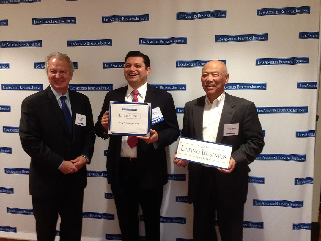 HNTB’s Small Business Partner V&A, Inc. a Finalist in Los Angeles Business Journal’s 2015 Latino Business Awards
