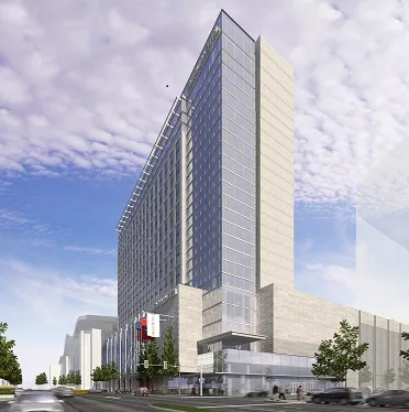 Brasfield & Gorrie Tops Out Construction of the Omni Nashville Hotel