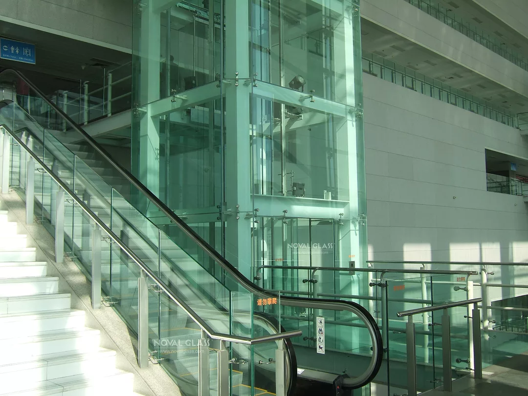 tempered glass handrail