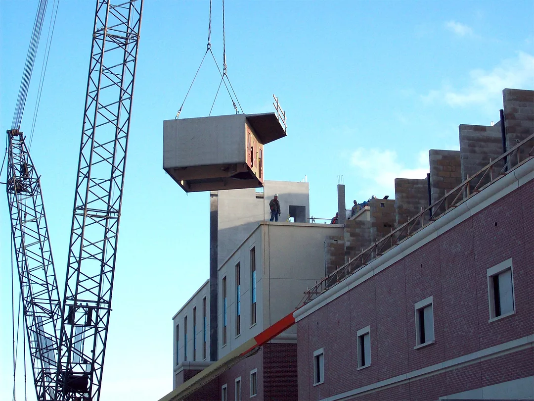 Precast Module Erection for County Facility