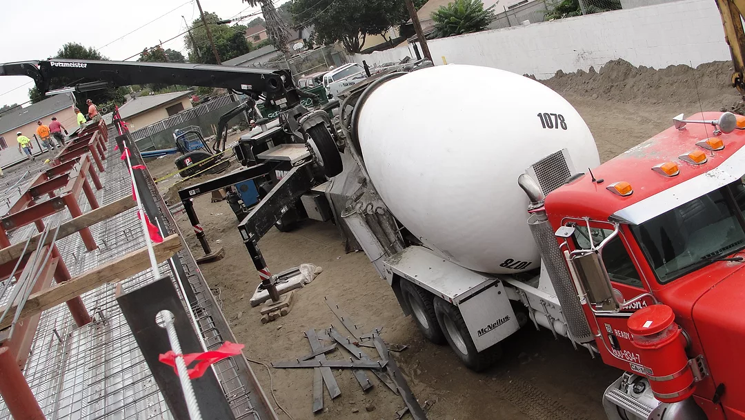 Concrete Deck Gets Poured