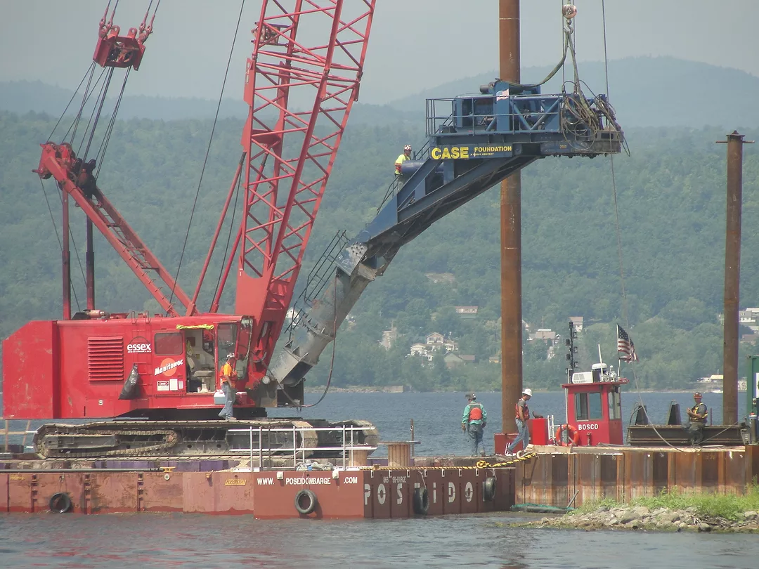 Constructions starts at Lake Chanplain