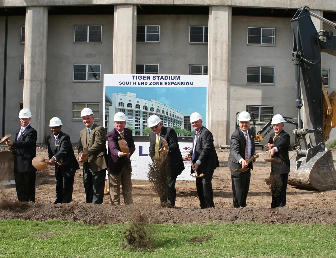 The Lemoine Company/Brasfield & Gorrie Joint Venture Breaks Ground on LSU’s Tiger Stadium Expansion