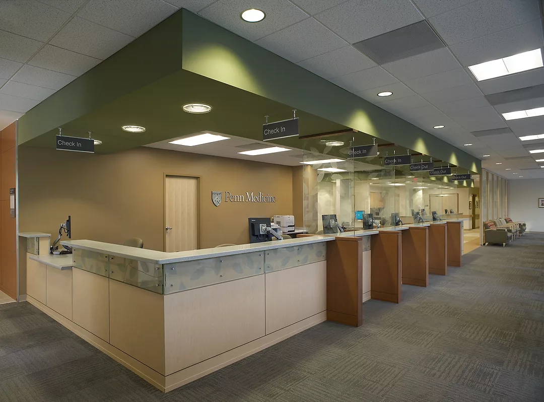 Second-Floor Registration, Penn Medicine at Valley Forge