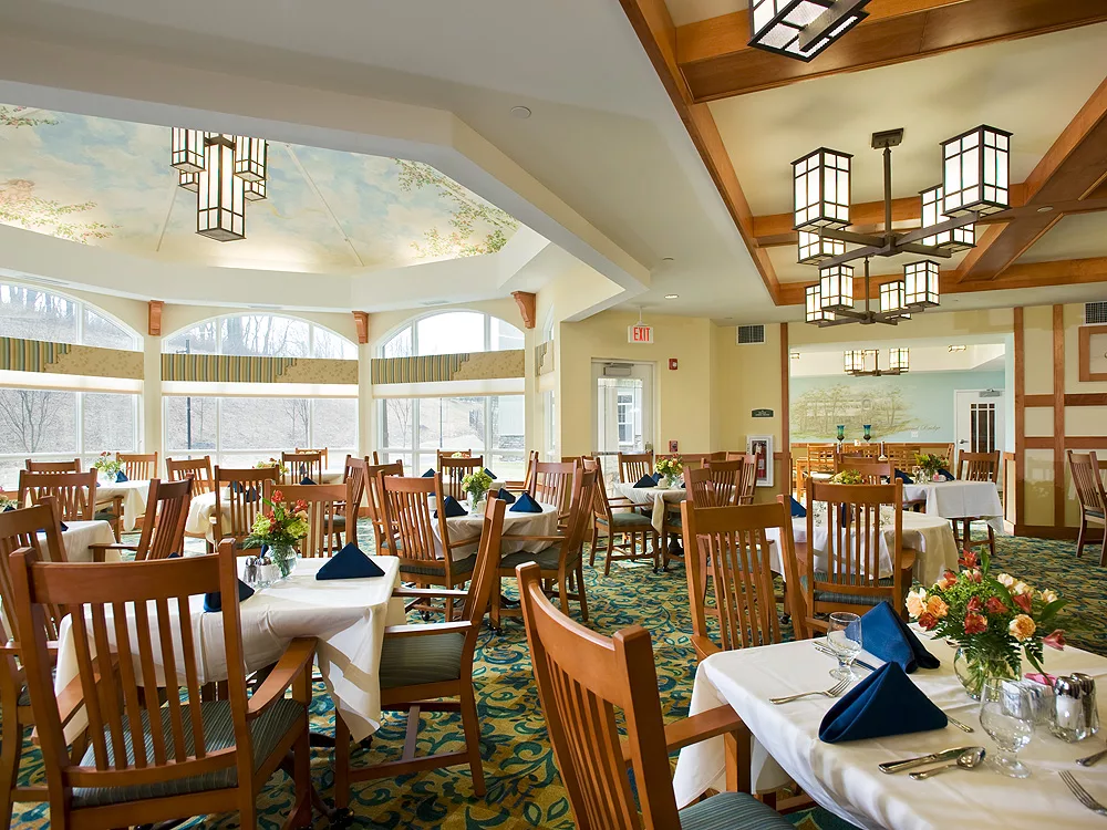 Dining Room of Spring Mill Senior Living at Coldstream Crossing