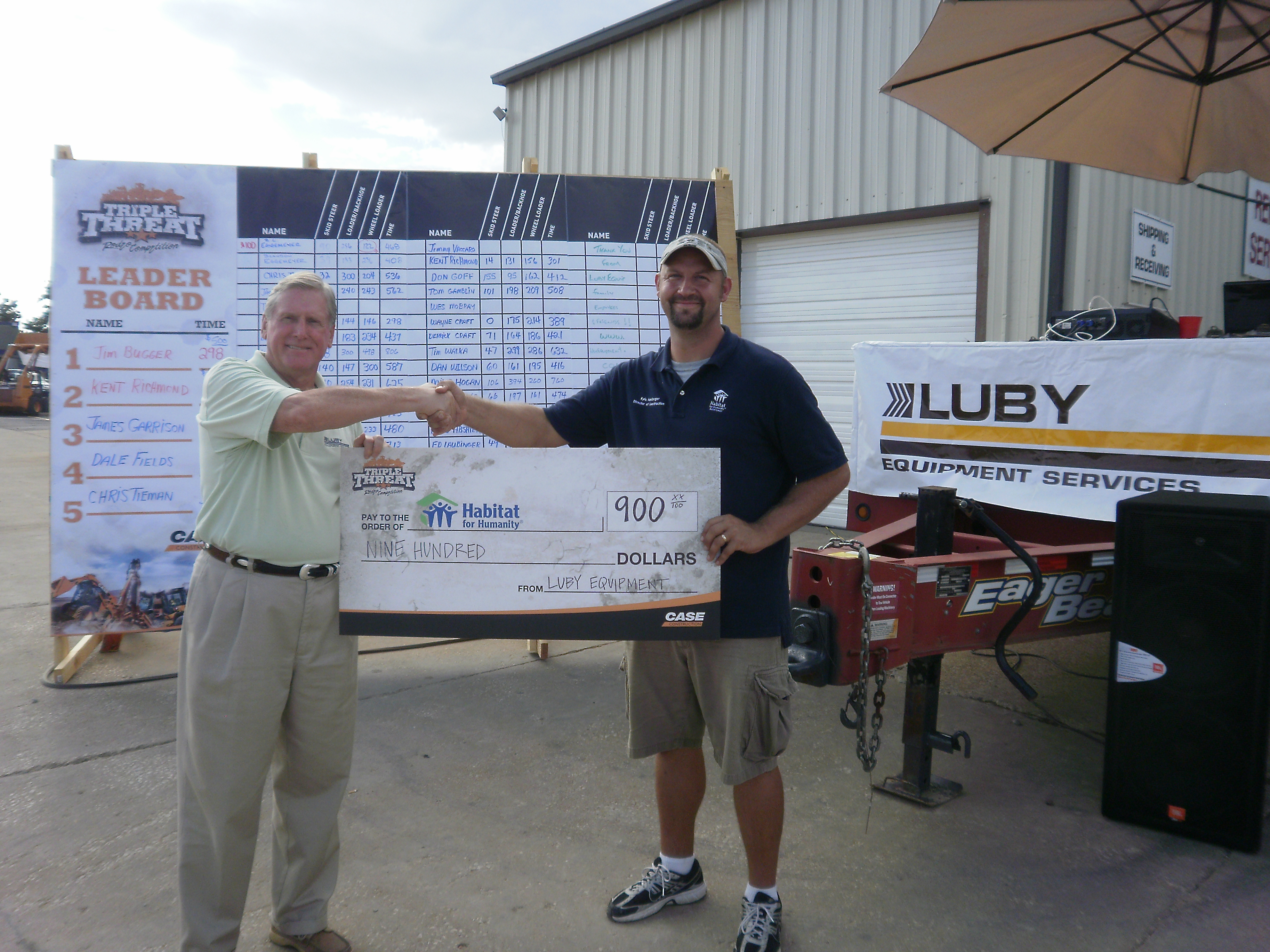Case Triple Threat Rodeo Competition At Luby Equipment