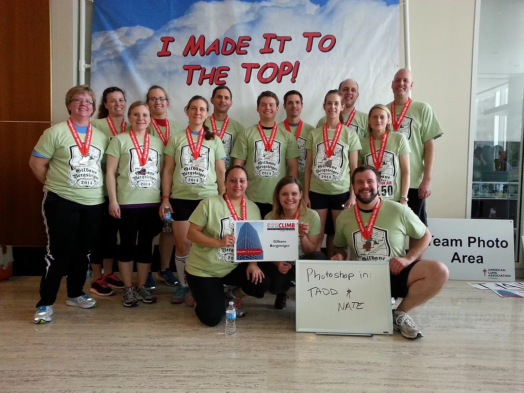 Gilbane Building Company Employees ‘Climb for Air’ for Charity