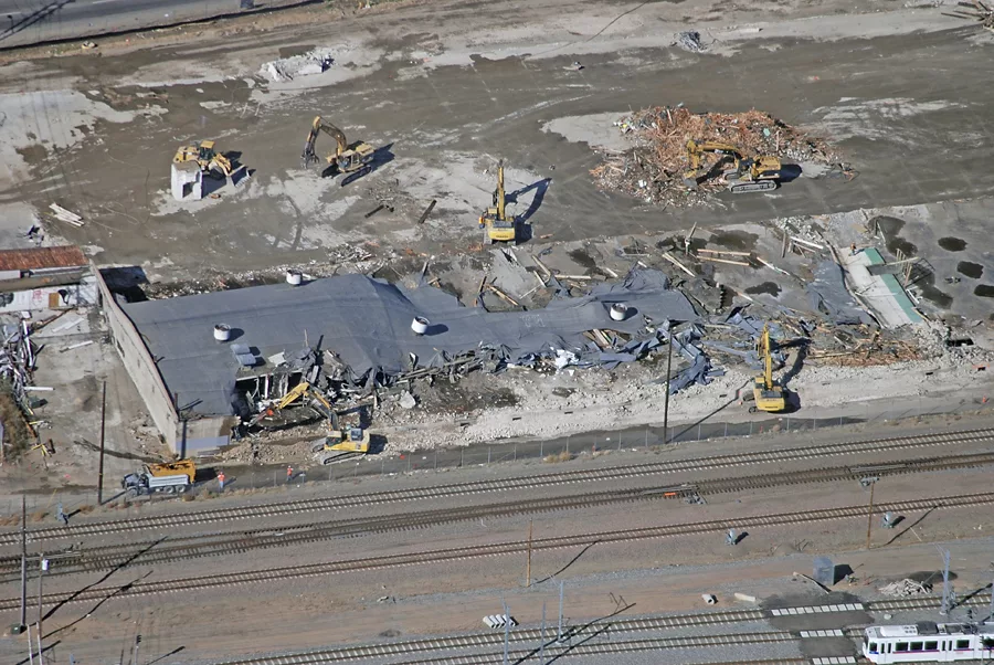 Demolition of Gates Development