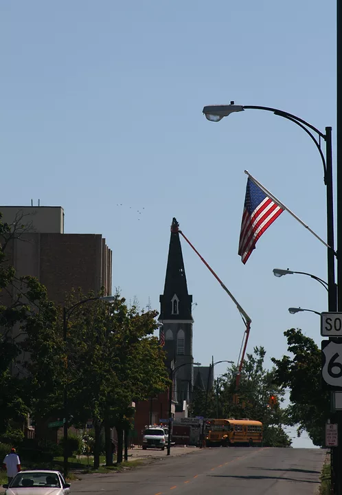 A Tilted Steeple