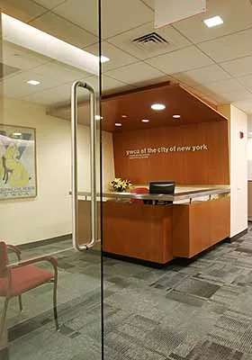 YWCA of NYC reception desk