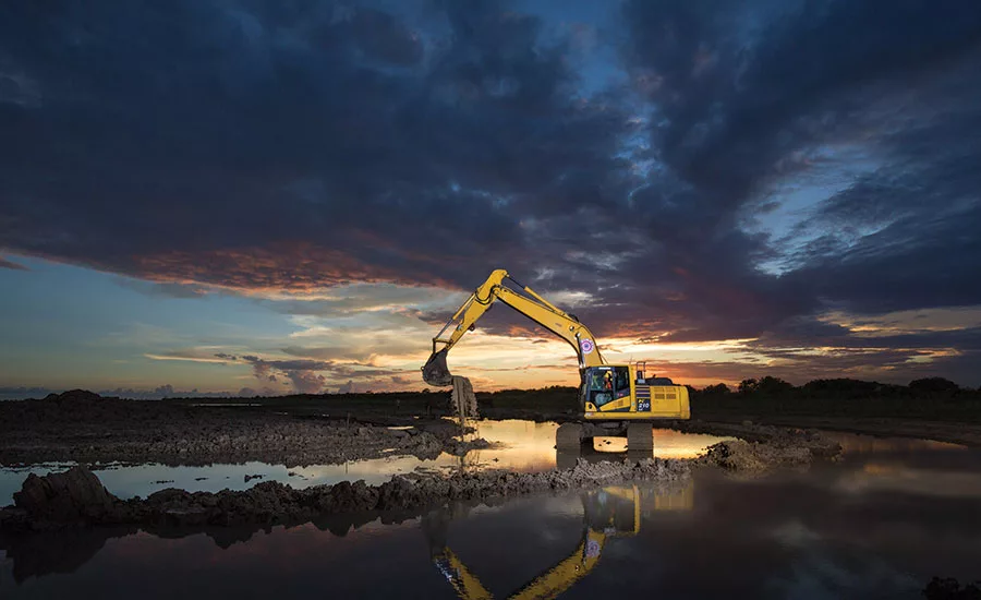 Habitat creation, Anahuac National Wildlife Refuge, Texas