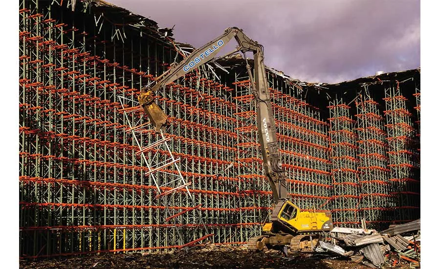 Hallmark Card Warehouse Demolition, Enfield, Conn.