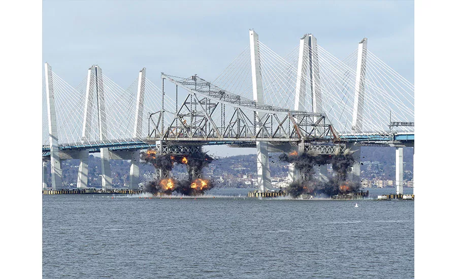Tappan Zee Bridge Controlled Demolition, Westchester County, N.Y.