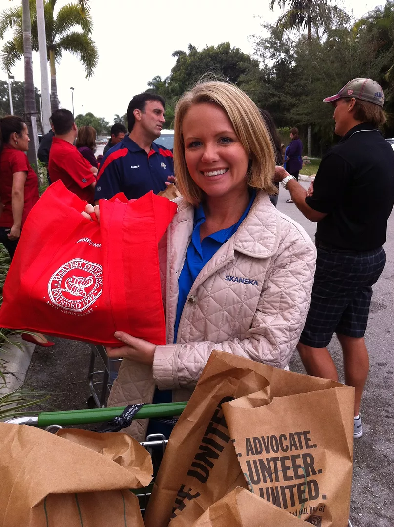 Skanska South Florida Young Professionals Participated in 2012 Harvest Drive