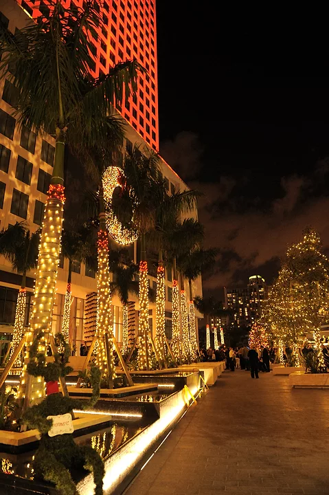 Holiday Lights at Brickell World Plaza
