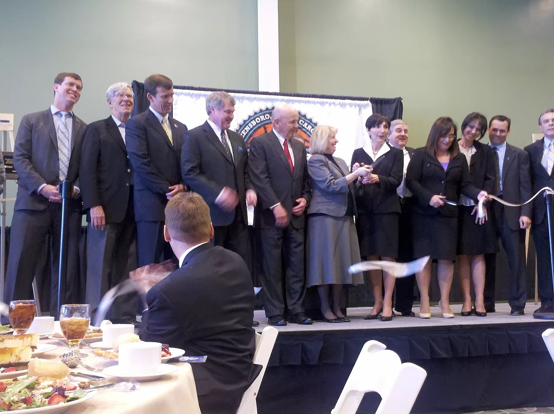 Ribbon Cutting at the Greensboro Coliseum