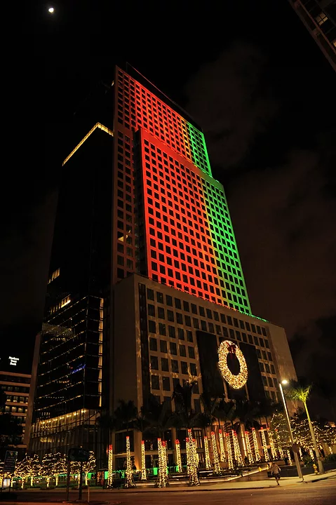 Holiday Lights at Brickell World Plaza