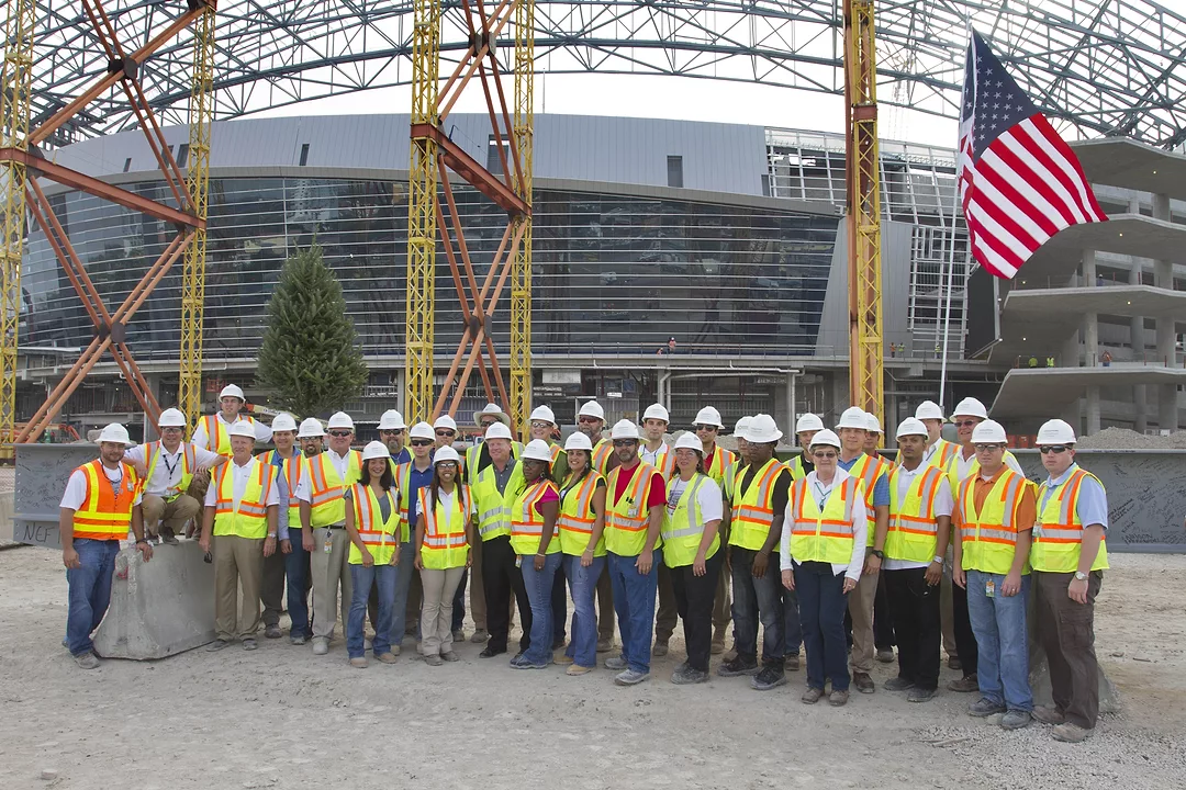 Hunt-Moss Team Celebrates Topping-Out of Marlins Ballpark
