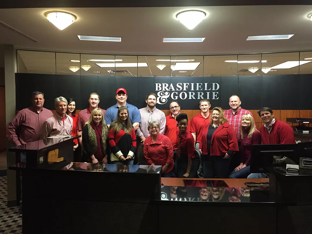 Brasfield &amp; Gorrie Goes Red on National Wear Red Day