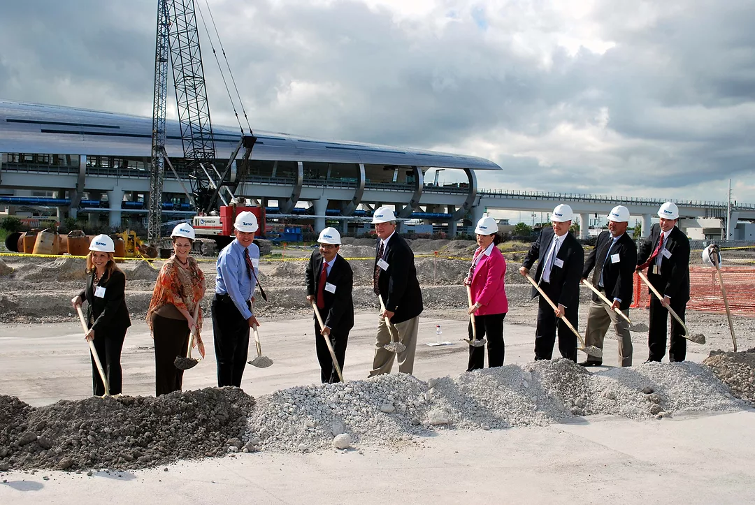 Officials Break Ground on the Miami Central Station