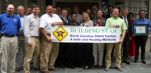 KBR Building Group Named a N.C. "Building Star" for Distinguished Safety Program