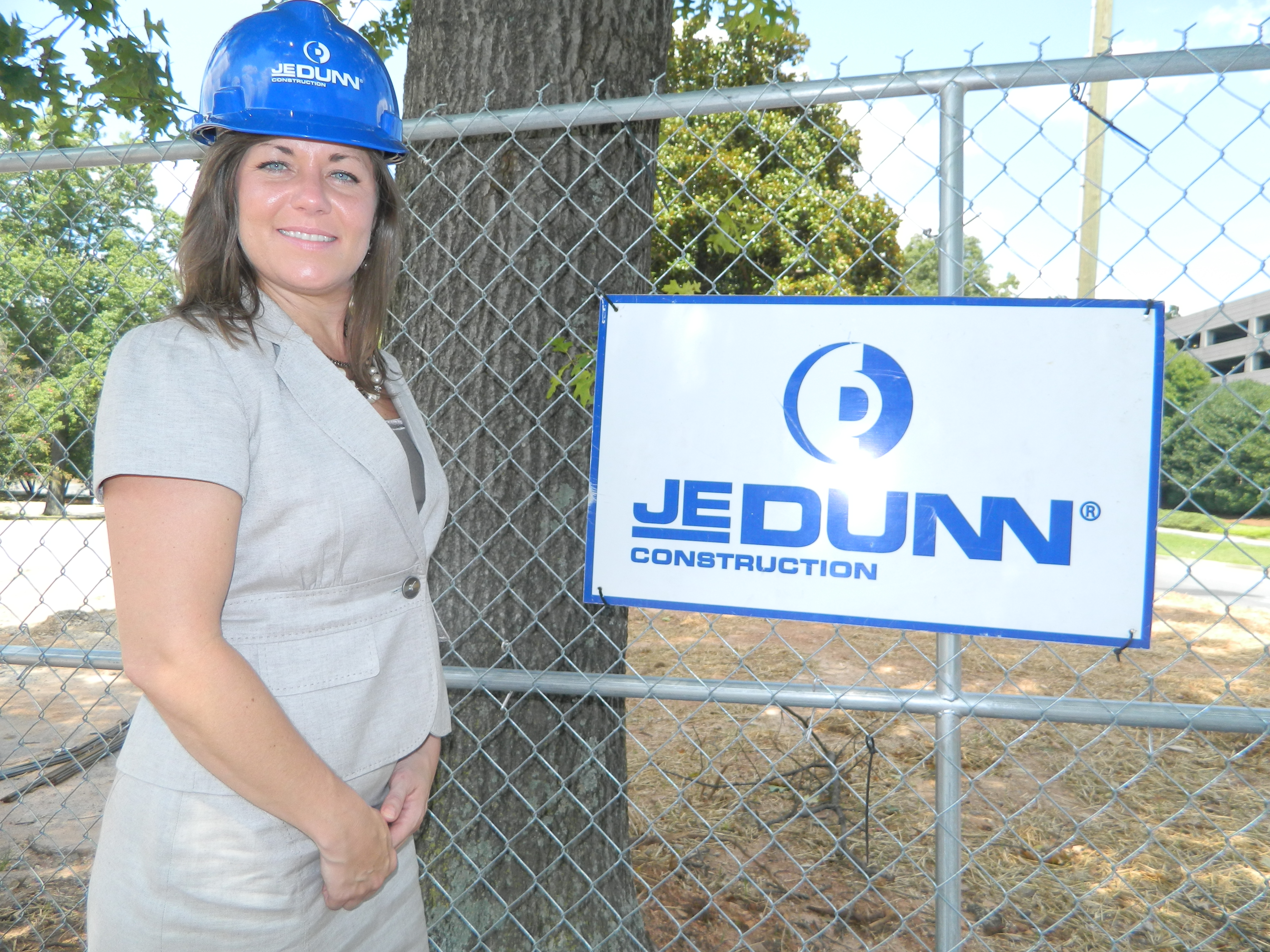 JE Dunn's Wendy Brantley chosen for Leadership Cobb pictured in Front of New JE Dunn East Region Headquarters