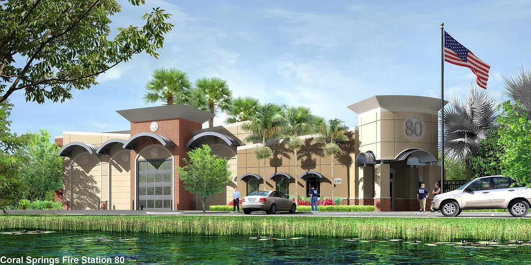 CPZ Architects Announces its Design of Coral Springs Main Fire Station 80