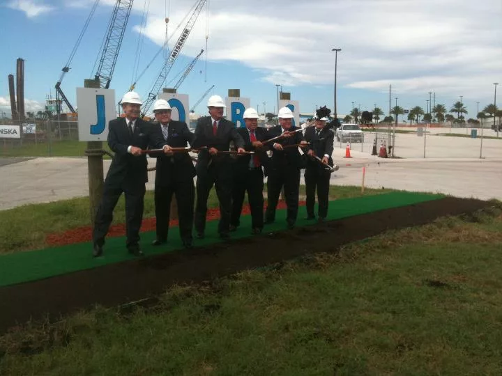 Skanska USA Terminal 6 Groundbreaking at Port Canaveral - August 26, 2011