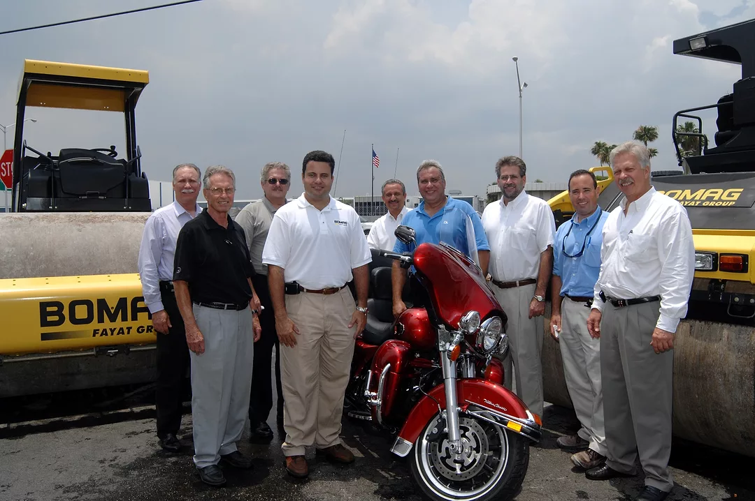 BOMAG, Nortrax Southeast Give Away Harley to King of the Road Winner